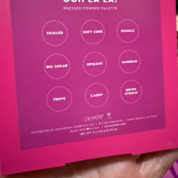 COLOURPOP Ooh Lala Eyeshadow Palette